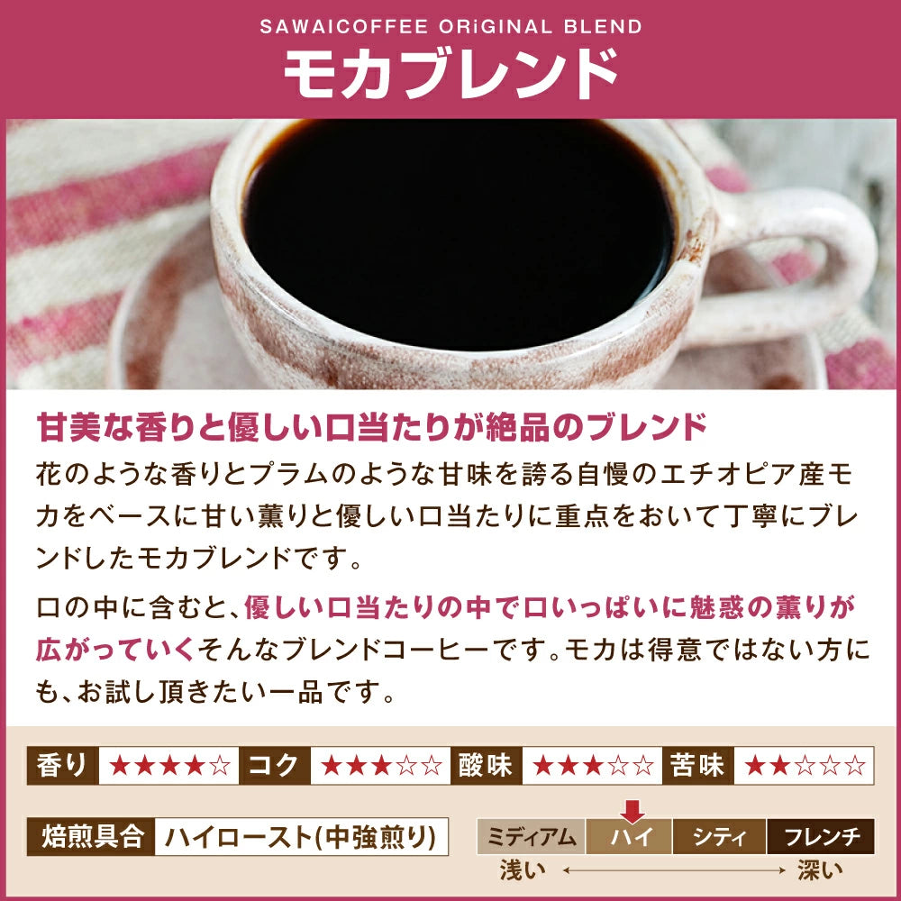 送料無料 専門店の甘~い香り♪モカスペシャル大入りコーヒー福袋