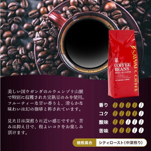 送料無料 焙煎したて コーヒー豆福袋 アフリカンムーン / アフリカムーン 100杯分福袋 1kg