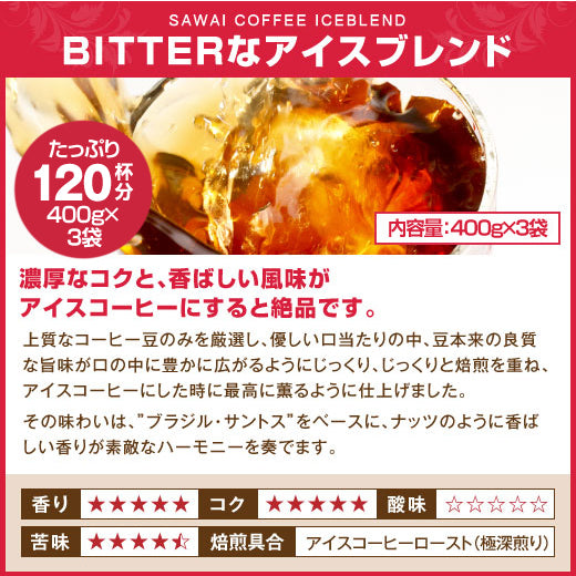 送料無料 コーヒー専門店の大入り120杯分 アイスコーヒー・水出しコーヒー福袋