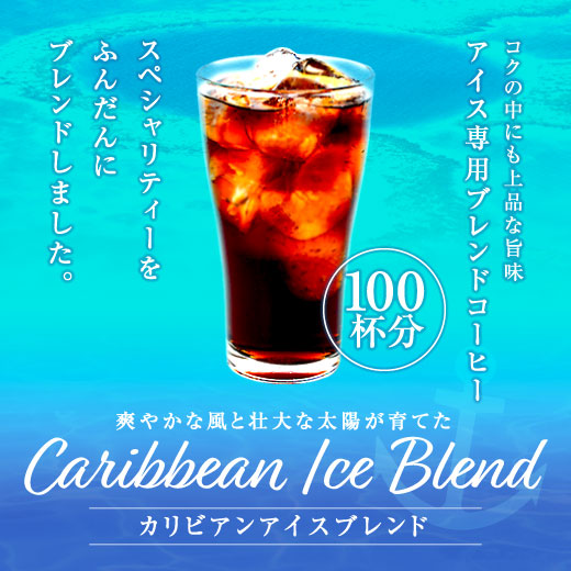 送料無料 コーヒー専門店のカリビアンアイスブレンド100杯分福袋