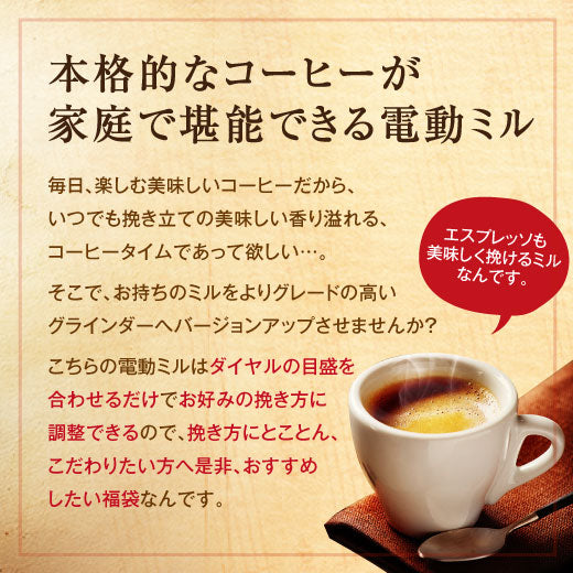 送料無料 エスプレッソ挽きも出来る メリタ フラットカッターディスク コーヒーグラインダー福袋