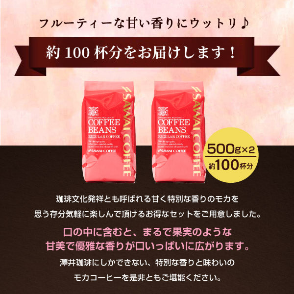 送料無料 焙煎したて コーヒー豆 1kg 福袋 500gx2袋 中挽き/豆のまま 100杯分 飲み比べ セット レギュラーコーヒー リッチ@モカ