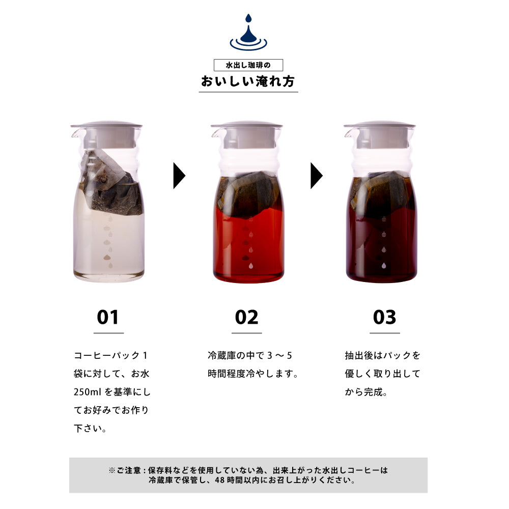 送料無料 水出し珈琲 コールドブリュー 水出し珈琲ポット付き 【澤井珈琲 水出し珈琲パック15g25袋と水出し珈琲ポットの福袋】珈琲 コーヒー 水出しコーヒー アイスコーヒー コーヒーバッグ