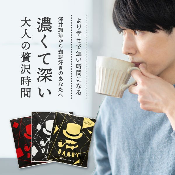 送料無料 ドリップバッグ ドリップコーヒー 飲み比べ セット 珈琲 高級 マグカップ用 濃いめ 13g 3種 30杯分 ドリップ 個包装 DANDY