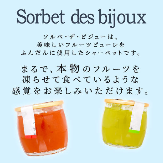 ソルベ・デ・ビジュー 単品(スイーツ/ジェラート) スイーツ お菓子 ※冷凍便同梱不可