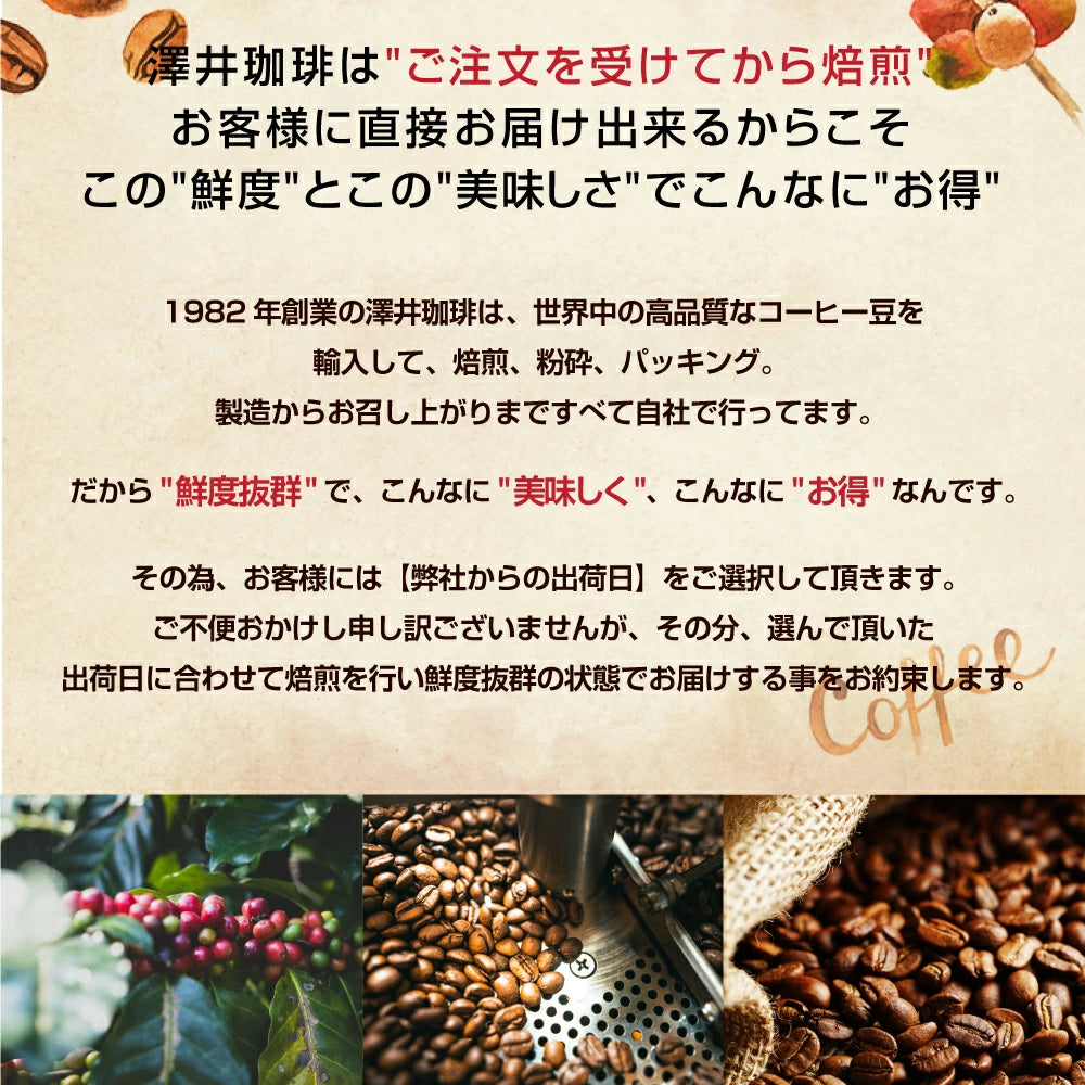 コーヒー専門店の100杯分入りグルメブレンド コーヒー福袋