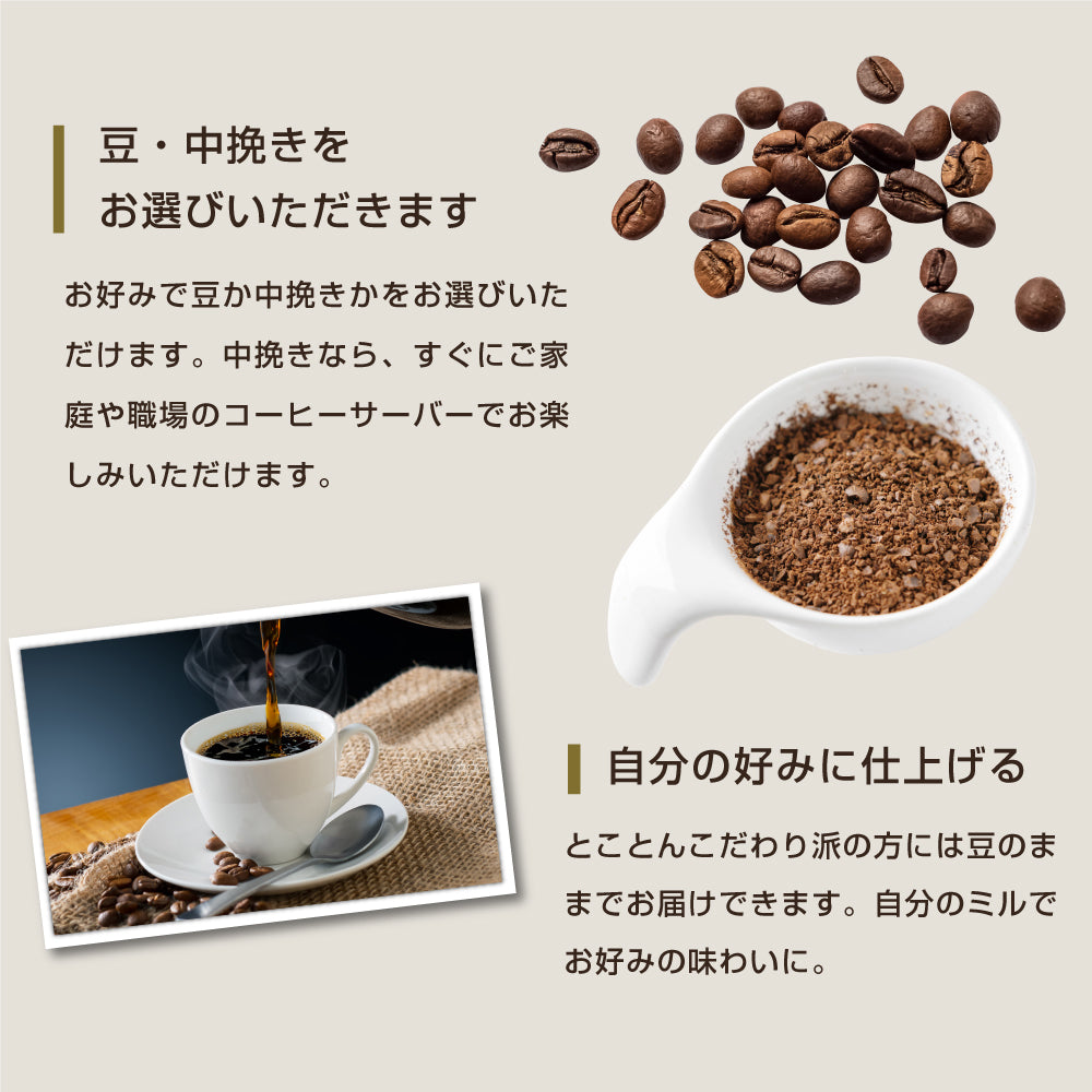 送料無料 お試し コーヒー 粉 豆 1kg コーヒー専門店の100杯分入り 大入り ビターブレンド 福袋