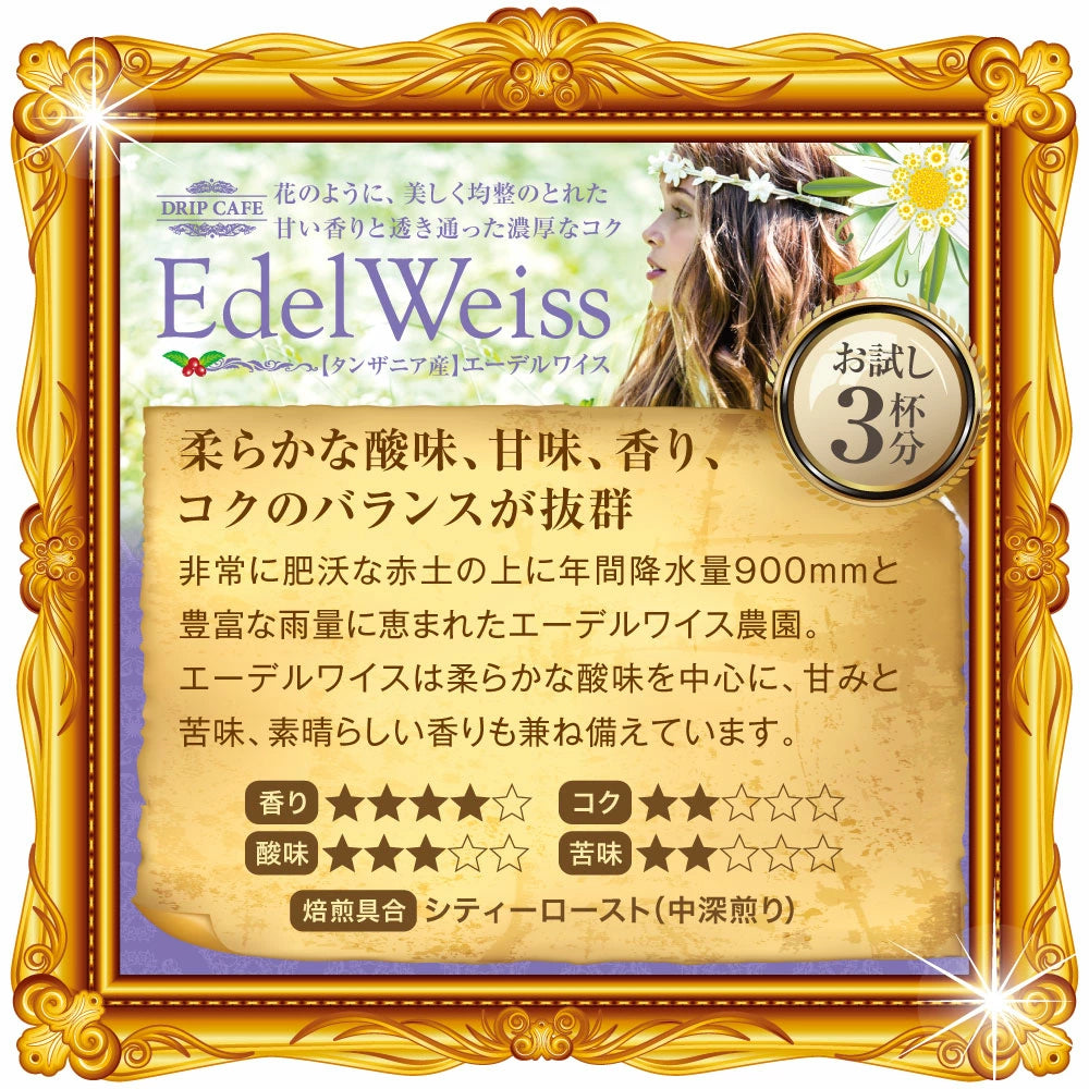 送料無料　華の３種　極上のドリップバッグ　テイスティングセット