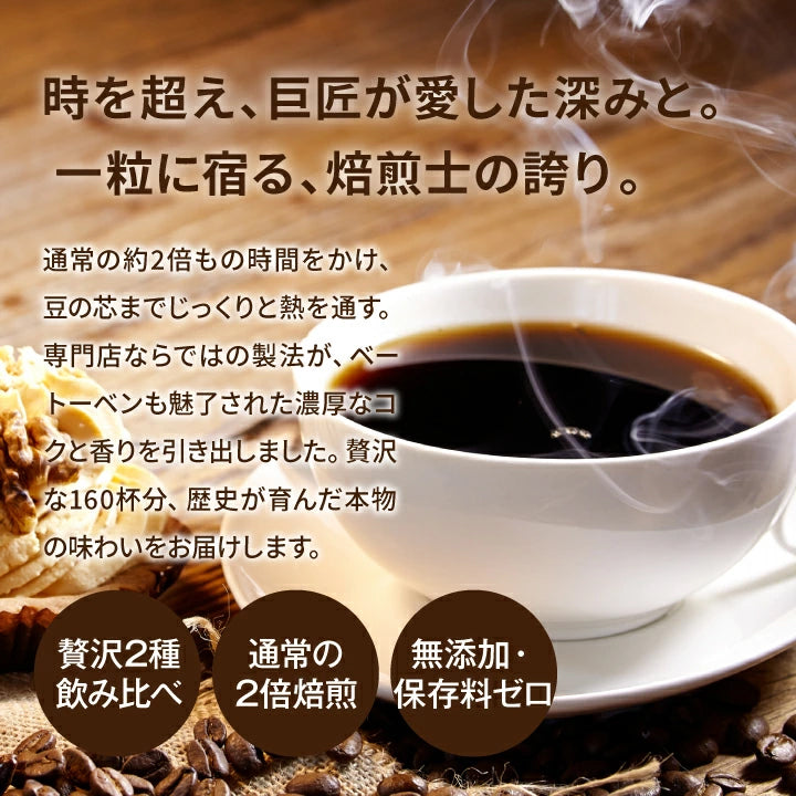 送料無料　濃厚なコクと苦味のコーヒー160杯分福袋