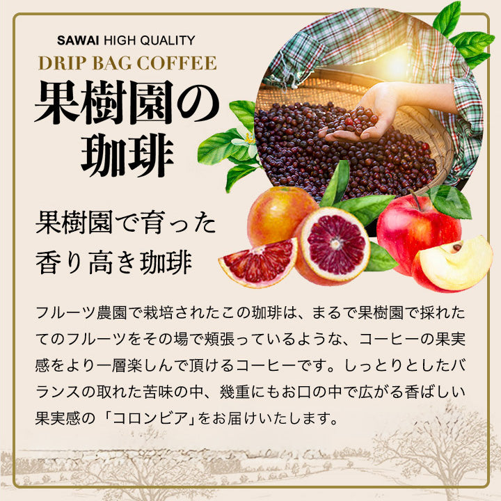 果樹園の珈琲 ドリップバッグ50杯
