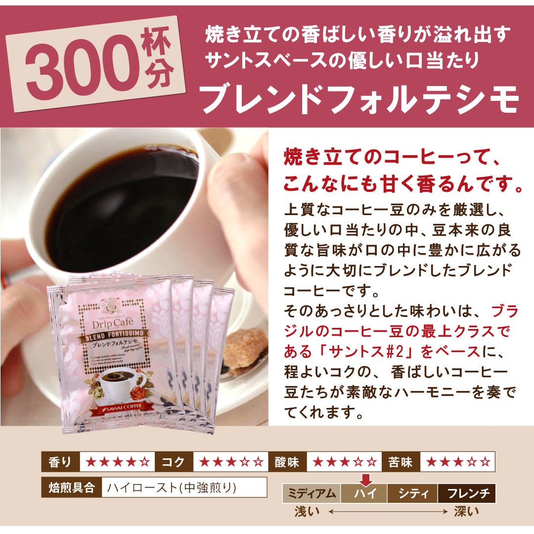 送料無料　コーヒー専門店のドリップバッグ ギガ盛300杯入り福袋