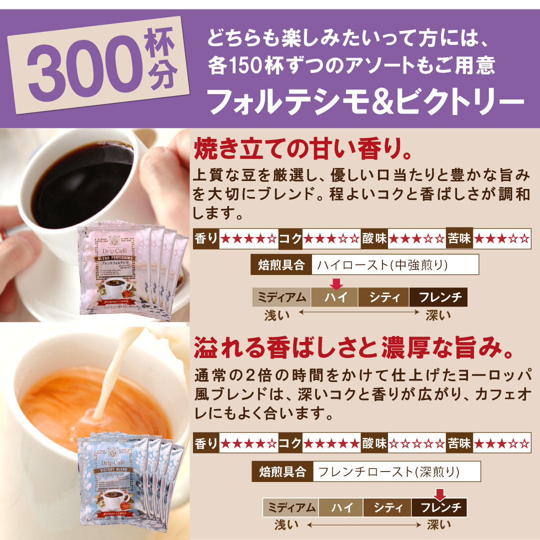 送料無料　コーヒー専門店のドリップバッグ ギガ盛300杯入り福袋
