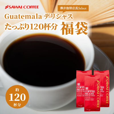 送料無料 超大入り120杯分 ガテマラコーヒー福袋　ガテマラデリシャス