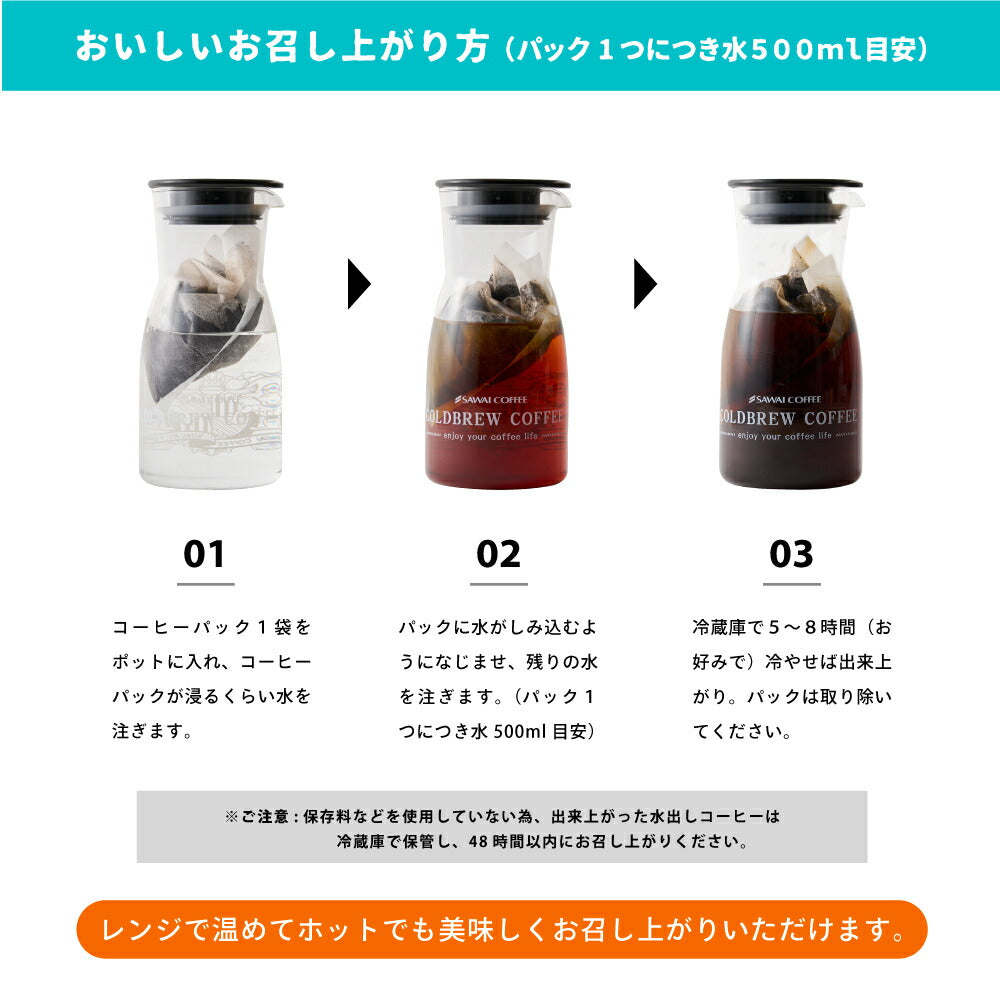 水出し コーヒー 水澄 60杯分 福袋 10パック 2袋 粉 35g 送料無料 澤井珈琲 水出しコーヒー アイスコーヒー