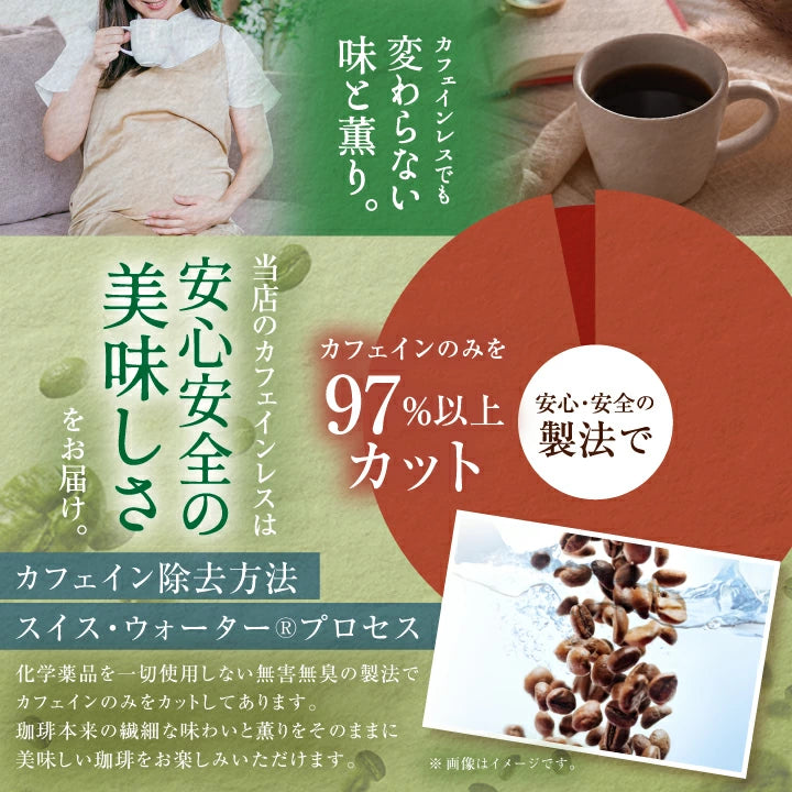 焙煎したて コーヒー豆 コーヒー粉 400gx2袋 カフェインレスコーヒー 福袋 珈琲豆 中挽き ノンカフェ デカフェ 送料無料 80杯分 大容量 澤井珈琲