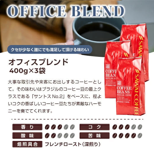 業務用 コーヒー専門店の120杯分超大入りオフィスブレンド 福袋