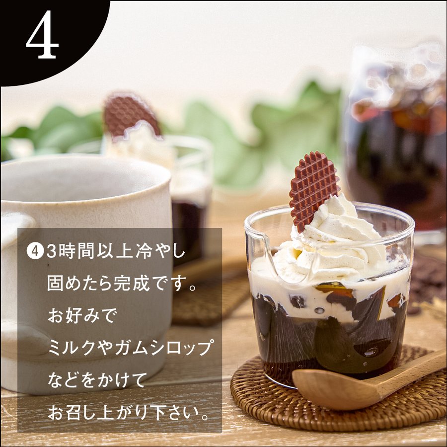 送料無料 ドリップバッグでコーヒーゼリー 個包装 9g 2種 20杯